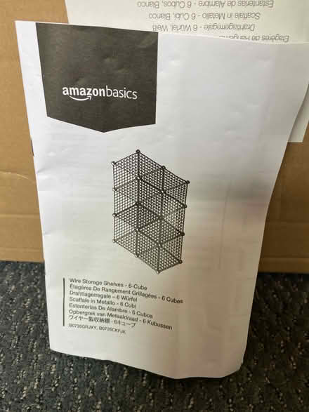 Photo of free 6 Cube Storage Shelves (Sunset Lake, Ashburnham) #1