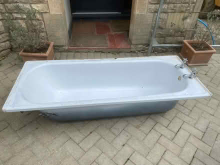 Photo of free Metal enamelled bath for garden plants (Batheaston) #1