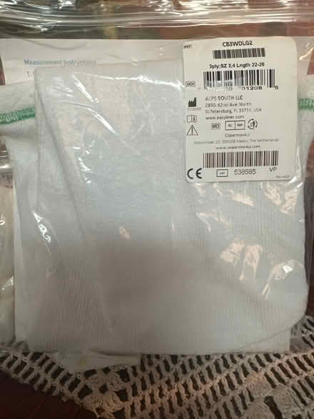 Photo of free Cool Blue prosthetic sock (South Sacramento) #2