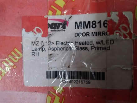 Photo of free Car mirror (Great Baddow) #1