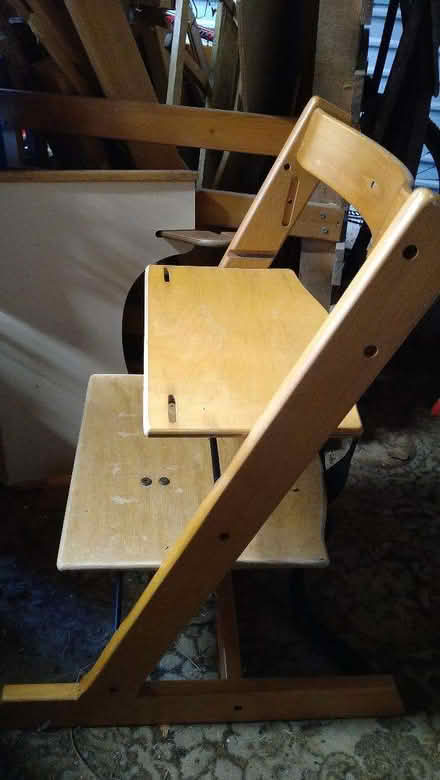 Photo of free wooden high chair (Woodingdean BN2) #2