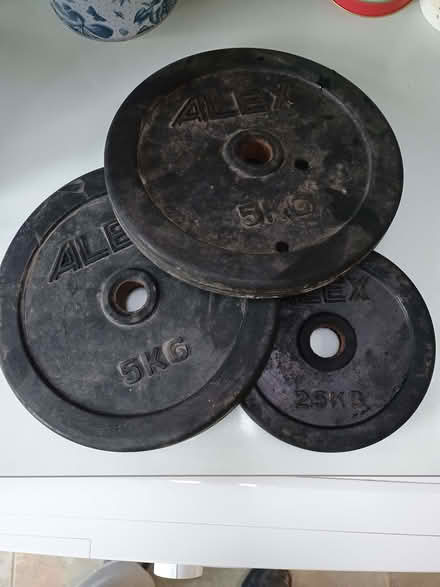 Photo of free Dumbbell weights (Owlbury SY9) #1