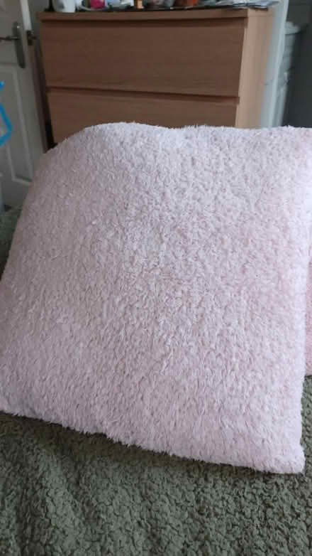Photo of free Fluffy Pink Cushion (Locking Castle BS22) #1