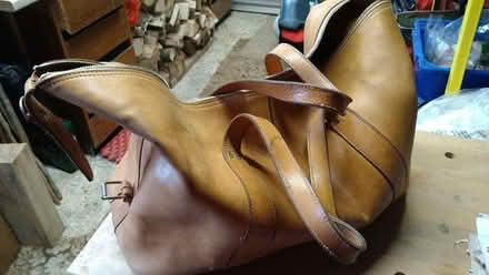 Photo of free big leather bag (Woodingdean BN2) #1