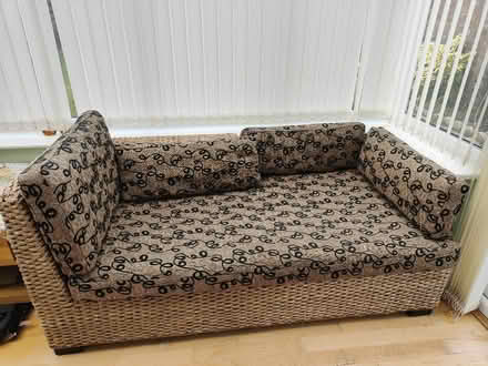 Photo of free Rattan sofa (Clifford Park CV2) #2