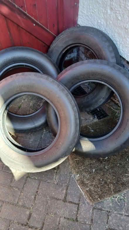 Photo of free Four old car tyres (Prenton CH42) #1