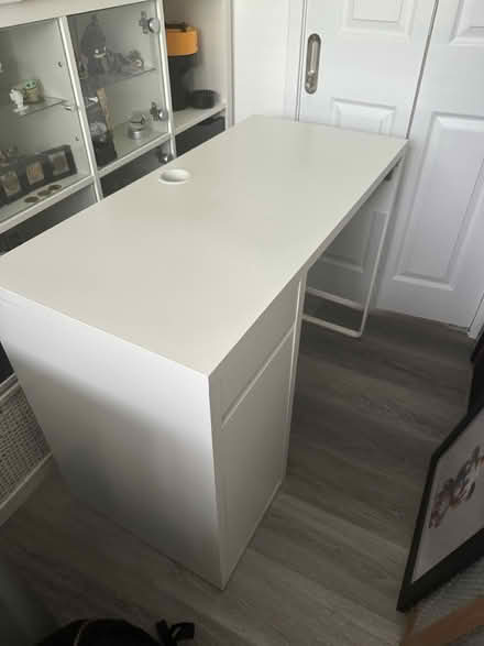 Photo of free White IKEA Desk (Southfields) #1