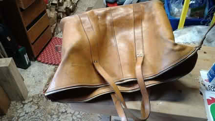 Photo of free big leather bag (Woodingdean BN2) #2