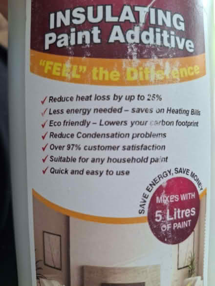 Photo of free Insulating Paint Additive (Barugh Green S75) #2