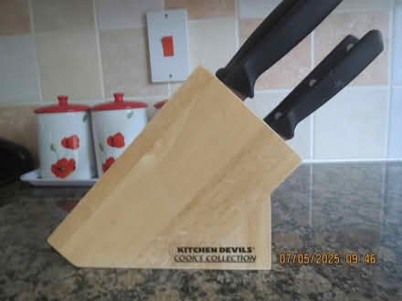 Photo of free Kitchen Devil Knife Block (Lowestoft north side) #2
