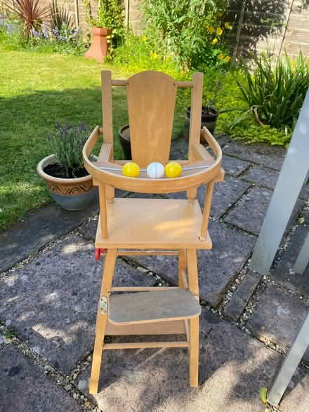 Photo of free Dolls wooden high chair (Dinder BA5) #1