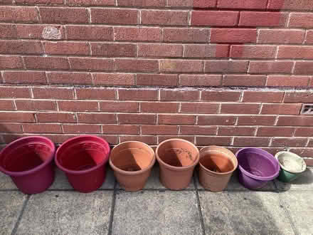 Photo of free Plastic Flower Pots (Tweenaways TQ3) #1