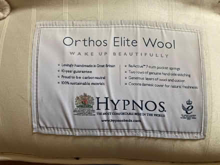 Photo of free Kingsize sprung mattress (Howle TF9) #1