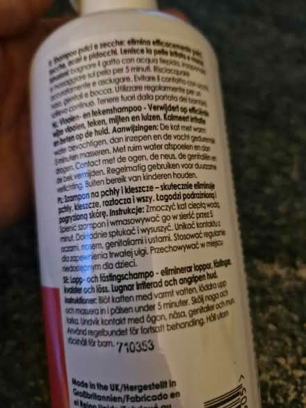 Photo of free Cat shampoo (Knightsfield AL8) #2