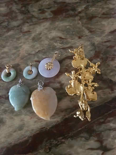 Photo of free Brooch and Jade pieces (Pasir Ris (opposite Coco Palm)) #1