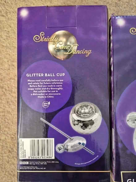 Photo of free 2 x Glitter Ball Cups (Roundwood AL5) #3