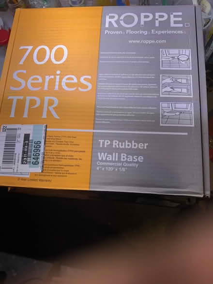 Photo of free Commercial Quality Rubber Wall Base (Chappaqua) #1