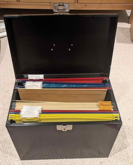 Photo of free Metal Filling Box - Black (Sidney Road KT12) #2