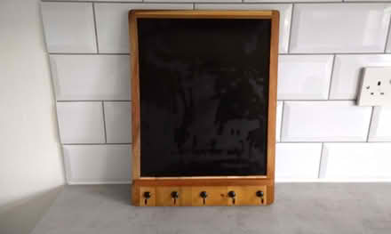 Photo of free Chalk notice board with key holders (Leighton Buzzard LU7) #1