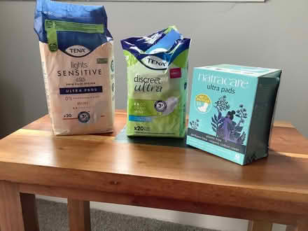 Photo of free Tena and Natracare pads (Corstorphine EH12) #1