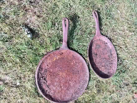 Photo of free 2 rusty cast iron items (Southcote RG1) #1