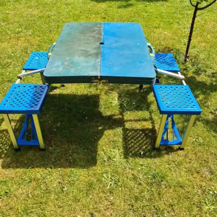 Photo of free Fold up camping table (Raynes Park SW20) #1