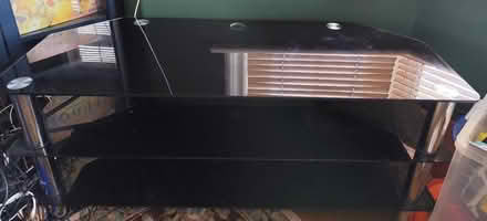 Photo of free Glass TV stand, suit upto about 50" (Paignton TQ3) #2