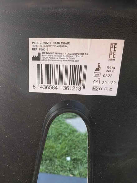 Photo of free Disability bath seat (Reading area RG1) #4