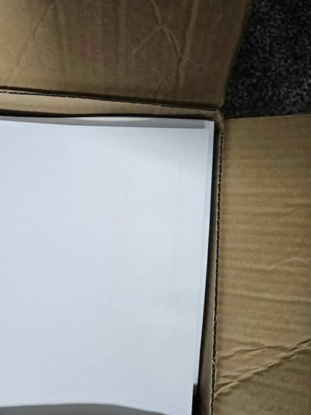 Photo of free Box of A4 paper with label (Heckmondwike) #2