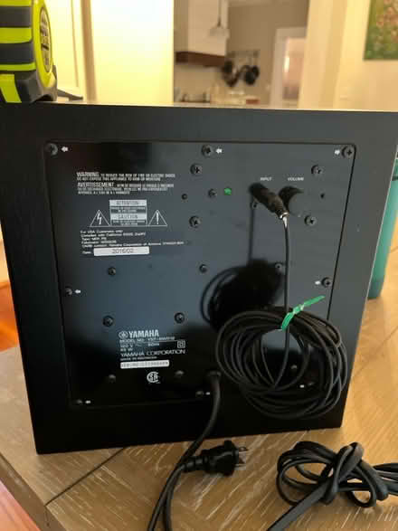 Photo of free Yamaha Sub Woofer (Belmont) #3