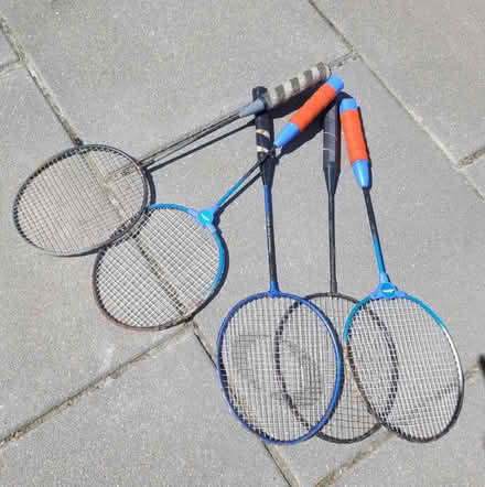 Photo of free 5 x Badminton Racquets (New Longton PR4 4) #1
