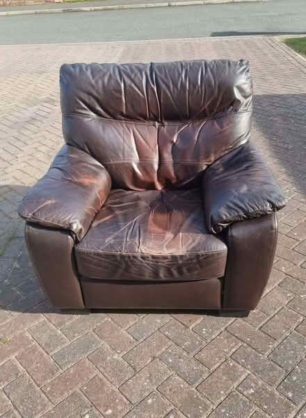 Photo of free Comfy Leather Seat - (collect - Malton) (Malton YO17) #2