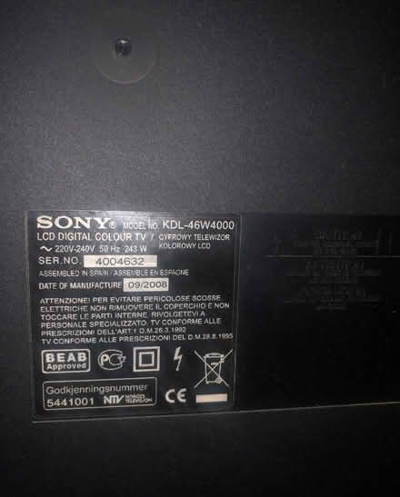 Photo of free Sony 40” TV with Remote (Temple Cowley OX4) #2