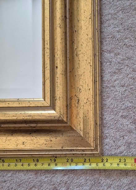 Photo of free Gold framed mirror (Roundwood AL5) #2
