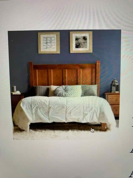 Photo of free Very solid queen wood bed frame (Takoma, Washington DC) #4