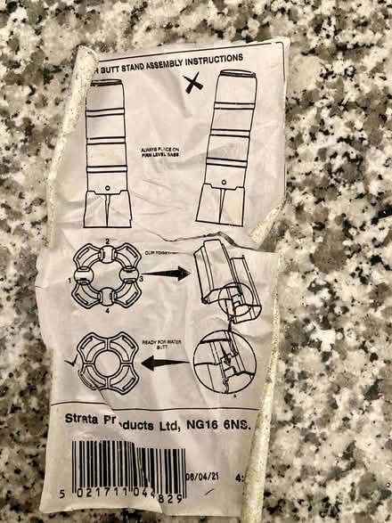 Photo of free Water butt stand (Triscombe TA4) #2