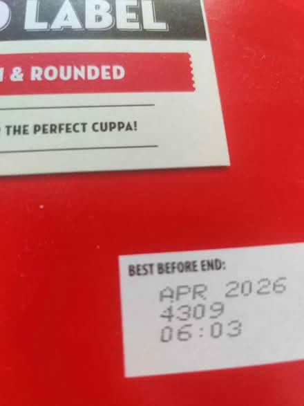 Photo of free Red label tea bags (Brooklands) #2