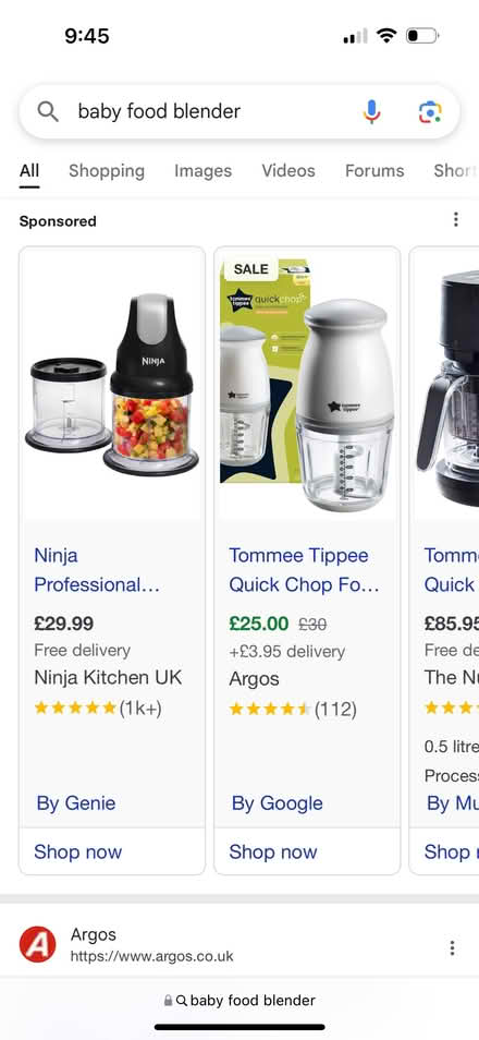 Photo of Baby food blender/blender. (Llanelwedd LD2) #1