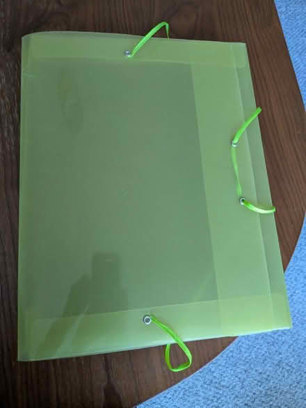 Photo of free A4 plastic sleeves, wallets, folder (Grove Park SE9) #2