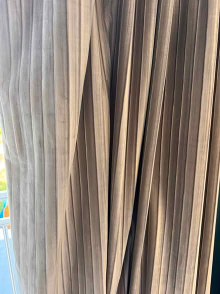 Photo of free Two pairs of taupe velvet curtains (KT5) #2