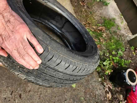 Photo of free 1 x Dunlop 185-55 R16 with tread (NW Santa Rosa) #3