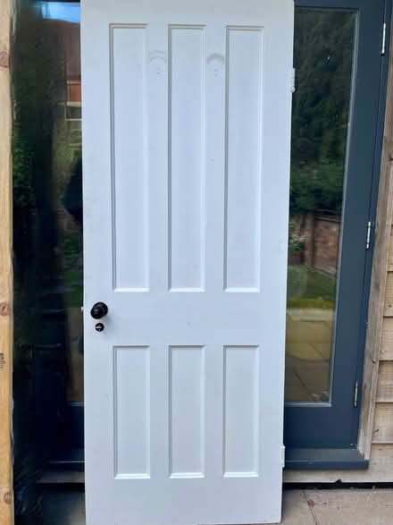 Photo of free Old painted pine door (Red Hill WR5) #1