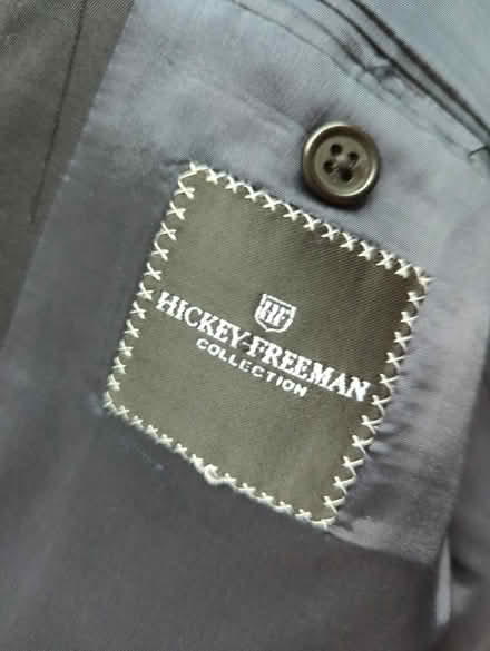 Photo of free Men's blue blazer (small hole) (Glen Rock) #3