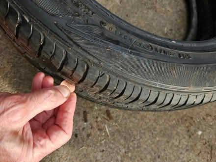 Photo of free 1 x Dunlop 185-55 R16 with tread (NW Santa Rosa) #1