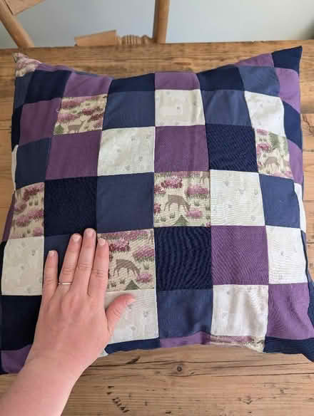 Photo of free Large handmade cushion (Wokingham RG41) #2