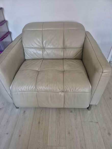 Photo of free Large Leather recliner chairs (Biggleswade) #1