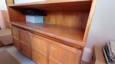 Photo of free Parker Knoll (Nathan squares)wooden teak sideboard (Charlton OX12) #1