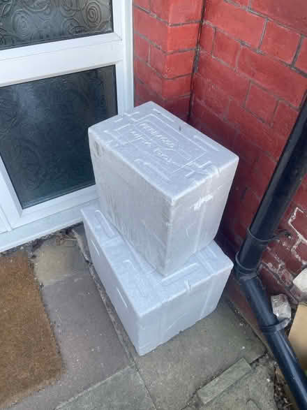 Photo of free Glass bottles box (Mitcham CR4) #1