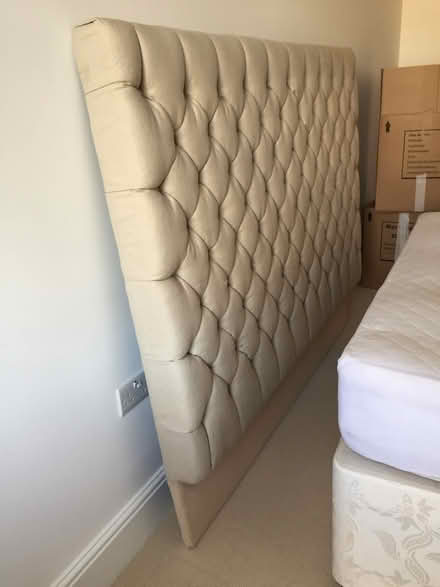 Photo of free Kingsize headboard Grey Linen (East Twickenham, TW1) #3