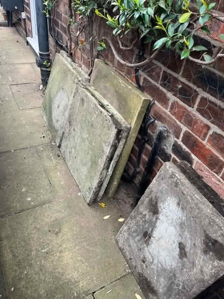 Photo of free Concrete paving flags various sizes (Gorse Hill M16) #1